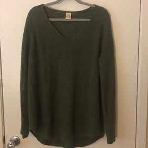 Olive green sweater